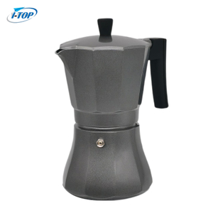 Alliage d'aluminium bakélite poignée cafetière expresso Moka Pot moka cuisinière cafetière Pot Induction de chaleur disponible poignée en Nylon