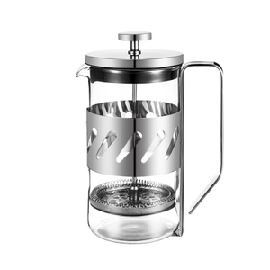 En gros 600 ML 800 ML 1L Presse Française Cafetière Premium Verre Cafetière Presse Française Avec Manche En Bois