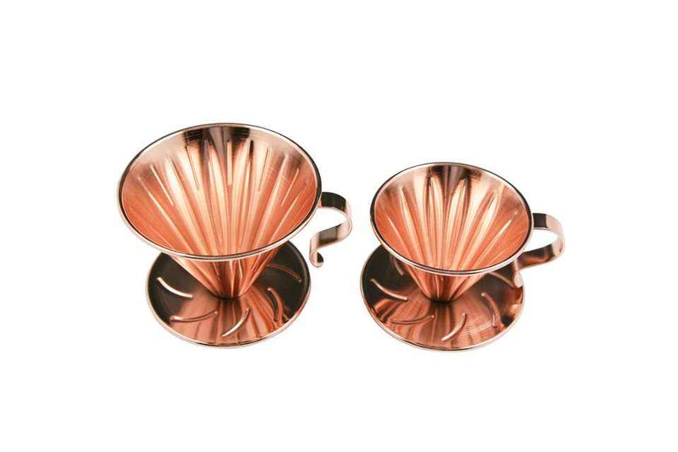 Tasse de filtre à café réutilisable goutte à goutte perforée versez sur le filtre à café goutteur filtre à café en acier inoxydable en métal personnalisé Portable