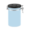 Ensemble de bidon d'acier inoxydable de qualité pour le pot hermétique de stockage de sucre de café de nourriture de cuisine