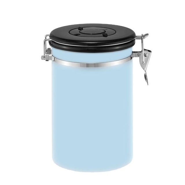 Ensemble de bidon d'acier inoxydable de qualité pour le pot hermétique de stockage de sucre de café de nourriture de cuisine