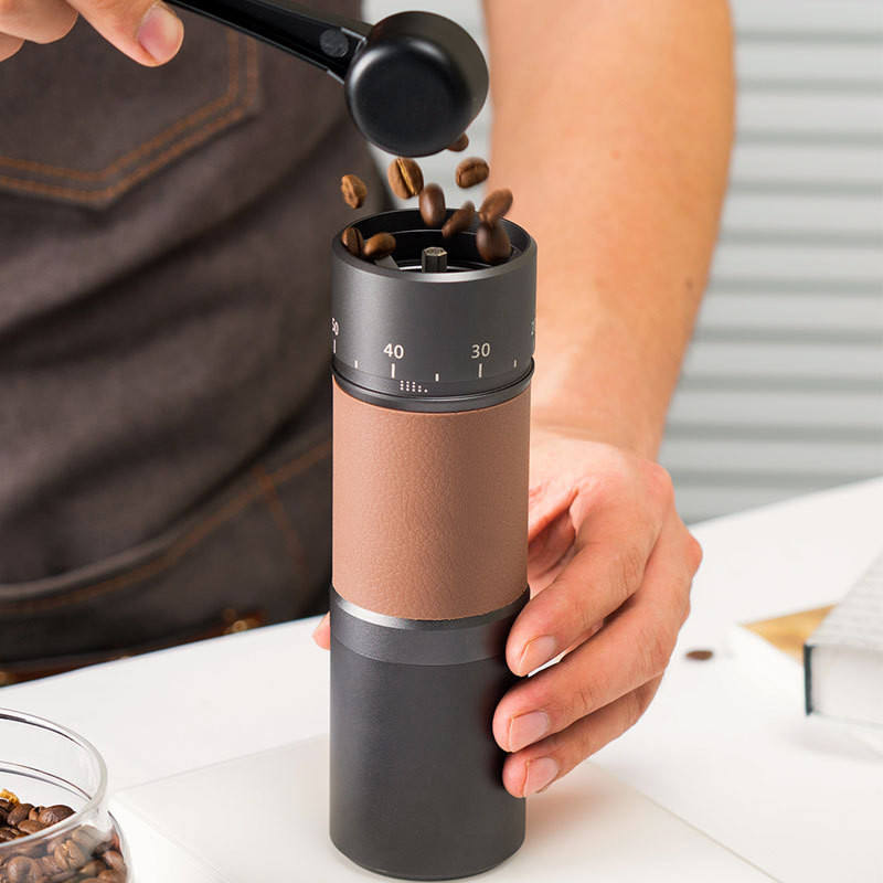 Fabricant français de filtre-presse Chemex Noyau en acier inoxydable 420 Moulin à café manuel
