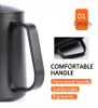 Mise à niveau de 600 ml en acier inoxydable Barista Verser sur le café Bouilloire de voyage Bouilloire à thé avec cafetière expresso à col de cygne