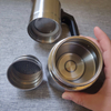 Acier inoxydable 304 Inox 18/8 Machine à expresso Moka Pot Moka Pot Induction de chaleur Disponible Poignée en nylon