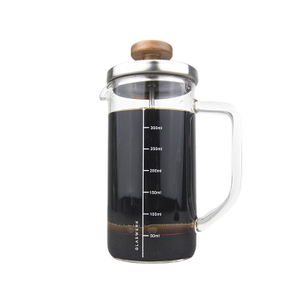 I-TOP GFP11 Amazon Vente Chaude Noir 350 ml Mini Portable Presse Française Cafetière Théière Avec Couvercle