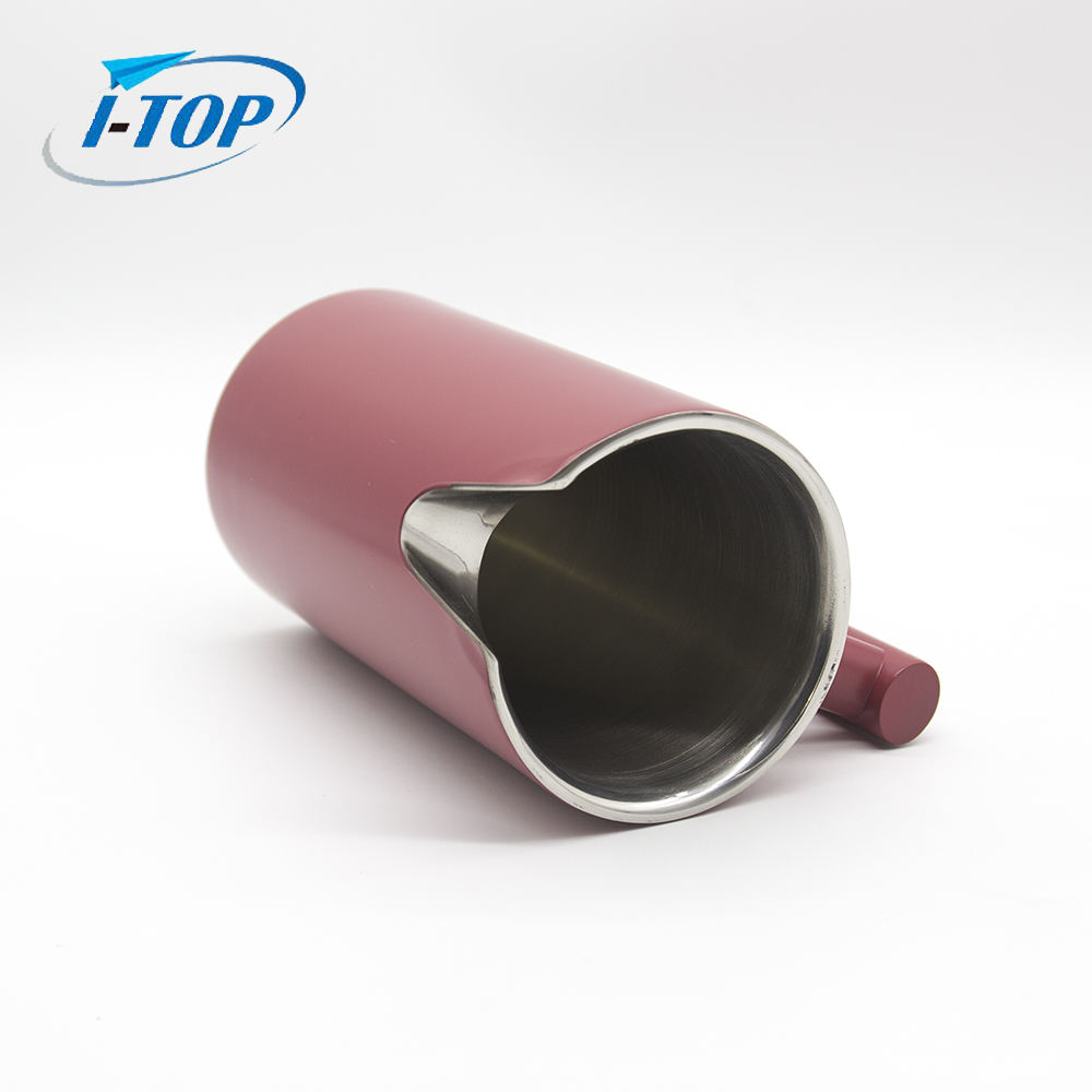 Presse à café française en acier inoxydable poli satiné à double paroi