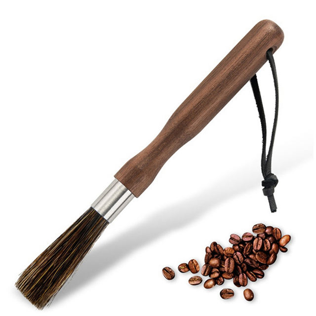 Nettoyage de la brosse à grain de haricot Outil de broyeur à café manuel Accessoires de brosse de nettoyage de broyeur à café
