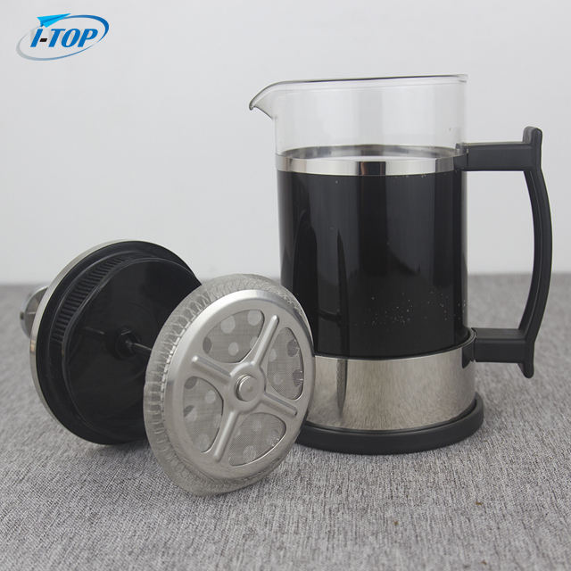 I-TOP GFP13 Échantillon GRATUIT 600 ml 800 ml 1000 ml prix bas livraison directe cafetière cafetière cafetière en verre inoxydable café presse française