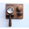 Trois trous 51/53/58MM bois café expresso inviolable support Barista café inviolable support maison café accessoires