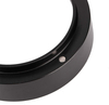 Entonnoir de dosage de café en aluminium, entonnoir à anneau de dosage de poudre de café avec argent de remplacement magnétique pour la maison de bureau (51-58 mm))