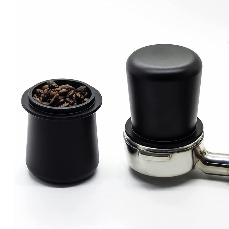 Alliage d'aluminium 53mm café tasse à mesurer expresso Machine-outil expresso entonnoir de mesure dose tasse Barista café en poudre