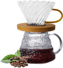 Pot d'égouttement de café de cafetière de brassage à froid en verre avec le filtre d'acier inoxydable