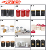 Ensemble de pots de stockage de bidons en acier inoxydable ensemble de bidons de cuisine en acier