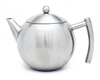 Théière en acier inoxydable de 34 oz/50 oz avec infuseur pour l'isolation du thé en vrac garde le thé au chaud pour une théière plus longue