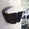 Café infusé à la main porte-papier filtre boîte de rangement en forme d'éventail V60 porte-papier filtre réfrigérateur plateau d'absorption magnétique