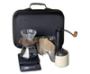 Cafetière d'extérieur V60 ensemble moulin à café goutteur avec acier inoxydable et bouilloire verre minuterie échelle sac de voyage adapté aux cadeaux