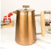 Cafetière à double paroi en acier inoxydable 18/10 isolée en acier inoxydable 18/10