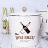Amazon offre spéciale refroidisseur de boisson de fête à Double paroi en acier inoxydable seau à glace à champagne isolé avec poignée