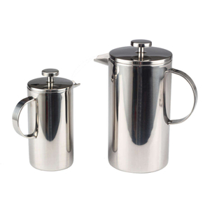 Presse française Portable de qualité 304 en acier inoxydable à Double paroi isolée cafetière française adaptée à la maison