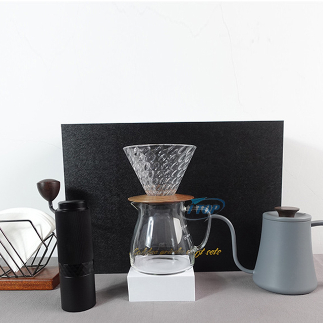 Service à café 60 en forme de V Verser sur la table basse et la table de bout de la cafetière Outils Barista