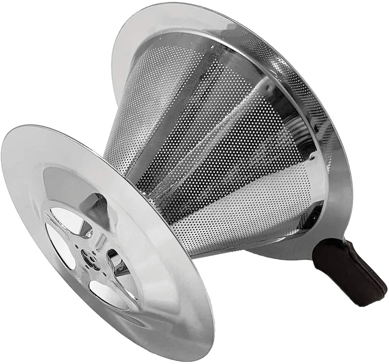  Filtre à mailles de goutteur de café en acier inoxydable portable pour goutteur de café