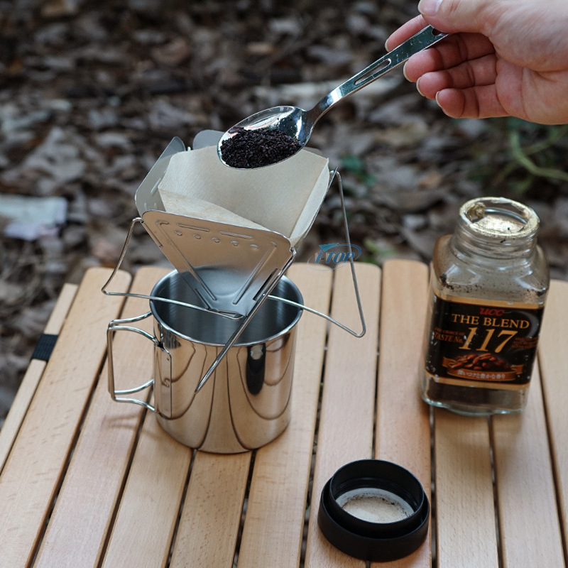 Bouilloire en acier inoxydable pour filtre à café Meker
