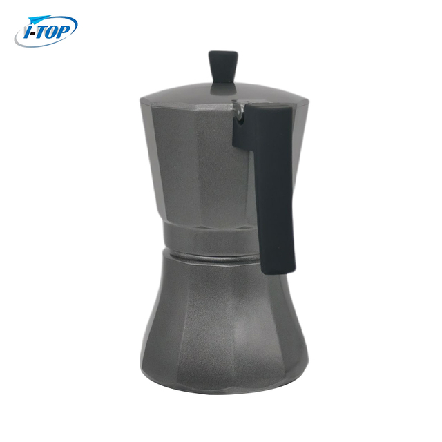Alliage d'aluminium bakélite poignée cafetière expresso Moka Pot moka cuisinière cafetière Pot Induction de chaleur disponible poignée en Nylon