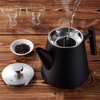 Nouveau produit cafetière en acier inoxydable bouilloire théière avec placage de couleur