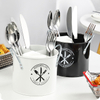 Style campagnard américain rétro vaisselle baguettes cage vidange couteau fourchette cuisine fournitures de cuisson baril de stockage