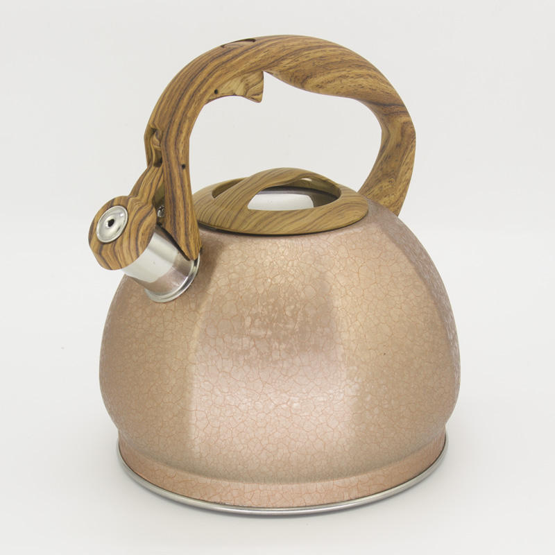 IT-CO1018 Golden High Quality Silver Color Painting bouilloire à thé sifflante en acier inoxydable