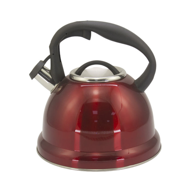 IT-CP1045 Bouilloire sifflante à thé en acier inoxydable de style européen noir pour cadeau promotionnel
