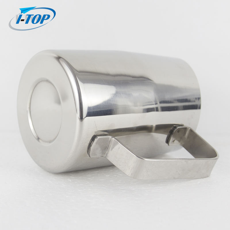Pichet à mousser le lait Tasse à mousseur à lait Mesures de 20 oz des deux côtés Parfait pour les machines à expresso Latte Art Cappuccino