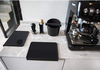 Tapis de bourrage de café Tampon de bourrage d'espresso de silicone avec la station de support de bourrage de bord d'angle pour des accessoires de Barista de Portafilter