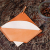 Porte-papier filtre à café en cuir pleine fleur fait à la main décoration minimaliste de la maison