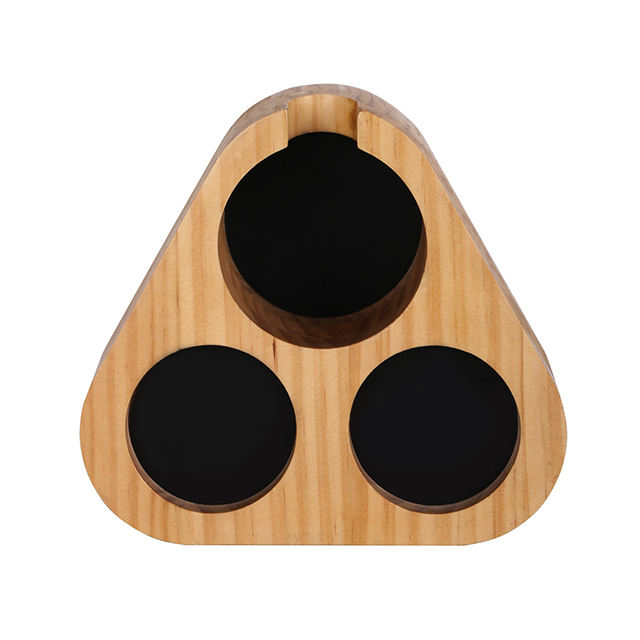 Porte-filtre Stander Coffee Tamper Mat Wood Holder, Coffee Tamper Holder, Wooden Coffee Holder