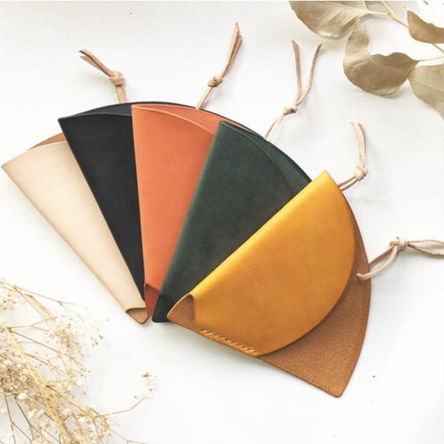 Porte-filtre à café de luxe Porte-filtre à café en cuir véritable Porte-papier de cuisine Pochette