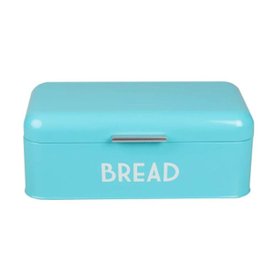 La poubelle de stockage de pain de rectangle d'acier inoxydable en métal de cuisine enferme le récipient de nourriture