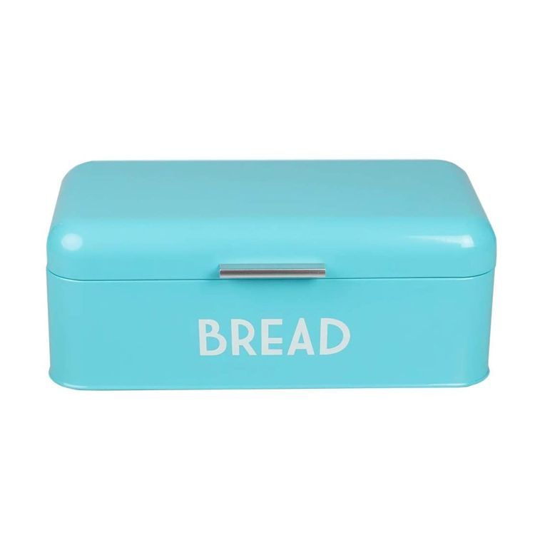 La poubelle de stockage de pain de rectangle d'acier inoxydable en métal de cuisine enferme le récipient de nourriture