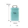 Meilleures Ventes En Acier Inoxydable Thé Café Sucre Boîtes Ensemble 3 Pcs Alimentaire Grands Pots De Stockage De Couleur Verte