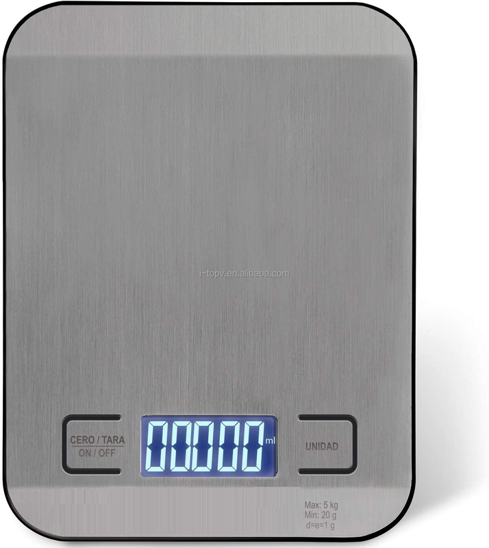 Balance à café numérique avec minuterie CestMall 3kg/0.1g haute LED écran caché USB Rechargeable plaque métallique balance de cuisine