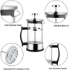 Produit Amazon cafetière à double paroi isolée en acier inoxydable cafetière à piston