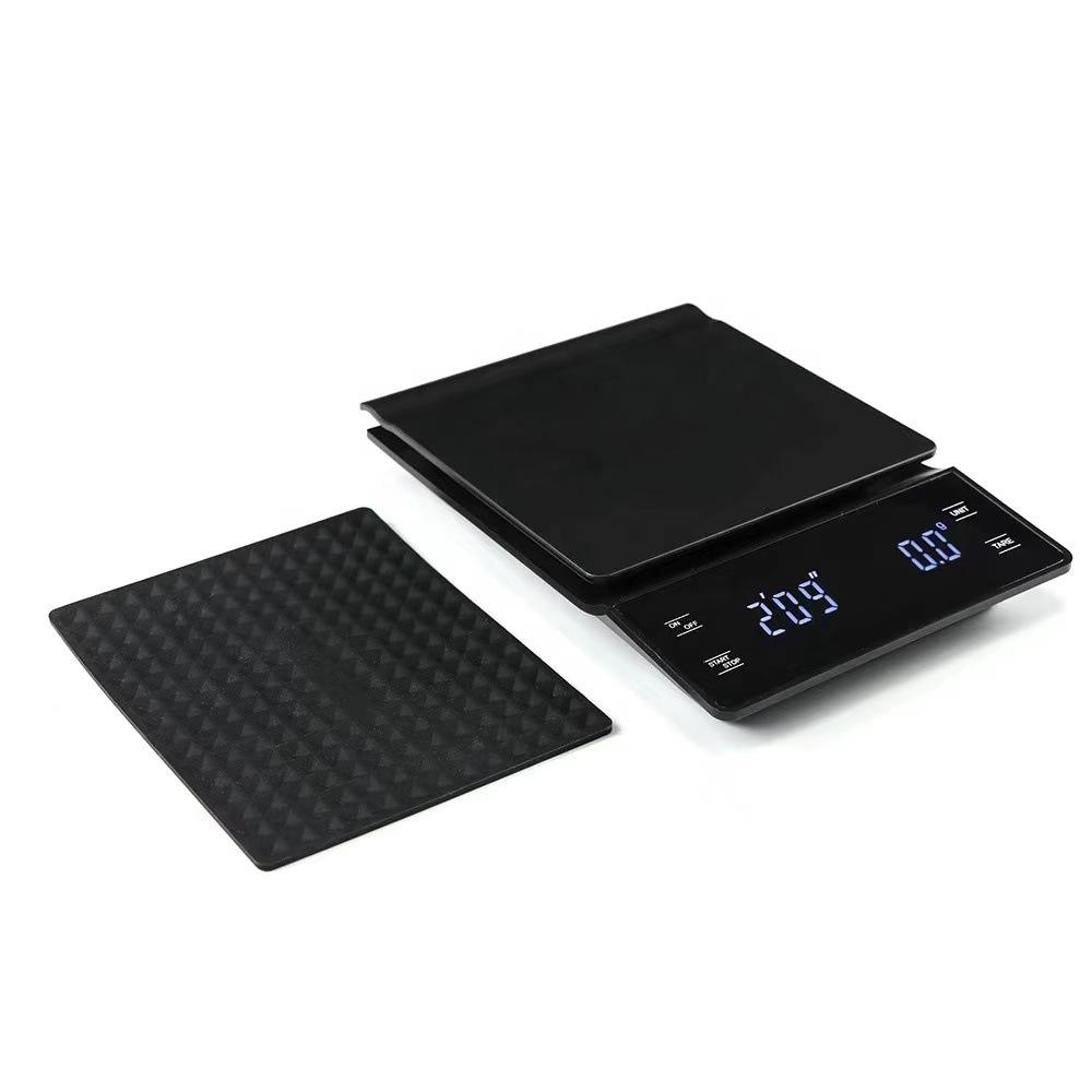 Ecocoffee Vendre comme des gâteaux chauds Balance de poche numérique Mode automatique Minuterie de café Balance électronique avec cuisine de temps