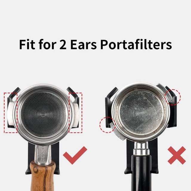 Support mural de porte-filtre à café support mural de porte-filtre expresso durable pour support d'oreille de 58mm 51mm