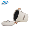 Seau à compost 1,0 gallon comptoir de cuisine facile à nettoyer avec couvercle scellé pour déchets alimentaires bac à compost avec filtre à charbon