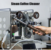 Machine à café semi-automatique nettoyant Machine à café brosse de nettoyage brosse à vapeur, outil de nettoyage à la vapeur en aluminium brosse à café en Nylon