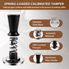 Espresso Tamper Café Distributeur Tamper Espresso Agitateur Bois Café Tamper Station Espresso Tamping Mat Compatible avec 58mm