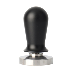 Espresso Tamper Barista Café Tamper avec ressort 100% Flat Inox Base Coffee Tamper