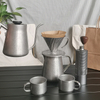 V60 service à café en céramique fraise moulin à café goutteur filtre bouilloire sac de voyage Kit cadeau Barista outils expresso café coffret cadeau