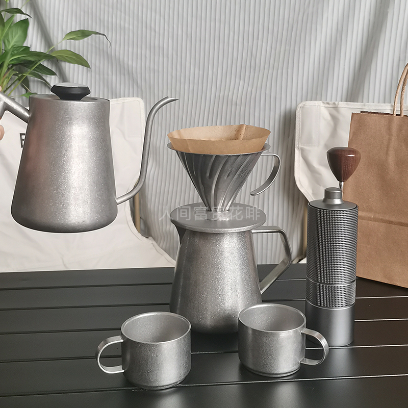 V60 service à café en céramique fraise moulin à café goutteur filtre bouilloire sac de voyage Kit cadeau Barista outils expresso café coffret cadeau
