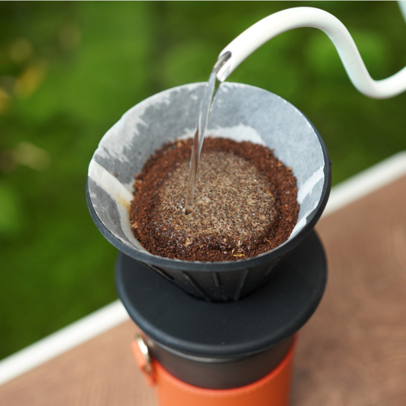 Porte-filtre à cône pliable réutilisable Goutte à goutte à froid Pliable Verser sur le goutteur à café en silicone